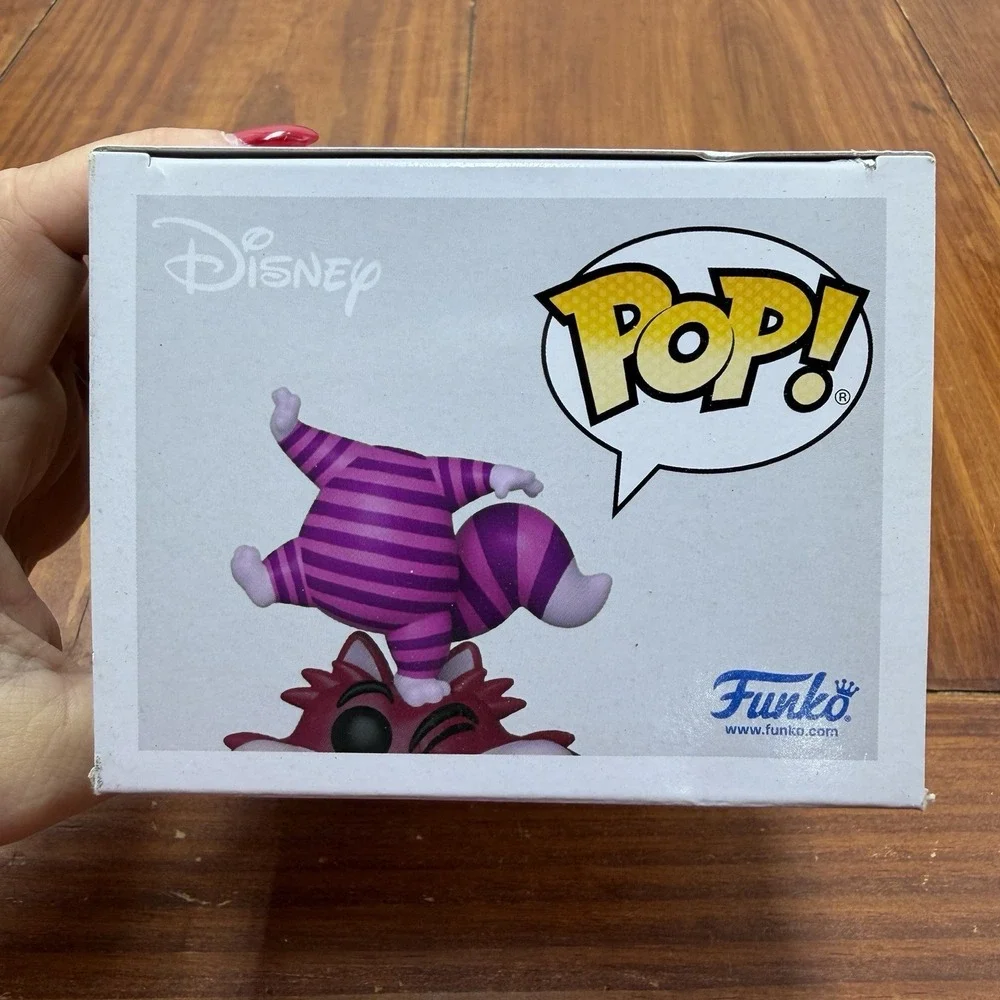 EXCLUSIVE Cheshire Cat Disney Funko Pop #1199 Alice in Wonderland Movies Cartoon